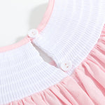 Pink Hearts & Bows Smocked Bishop Dress - Lil Cactus