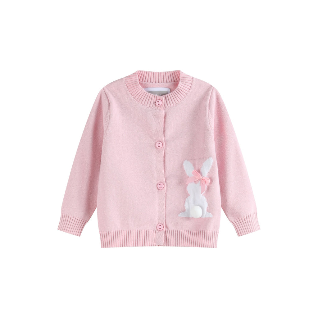 Pink Knit Easter Bunny Cardigan - Lil Cactus