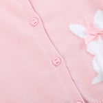 Pink Knit Easter Bunny Cardigan - Lil Cactus