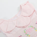 Pink Petal Collared Smocked Dress - Lil Cactus