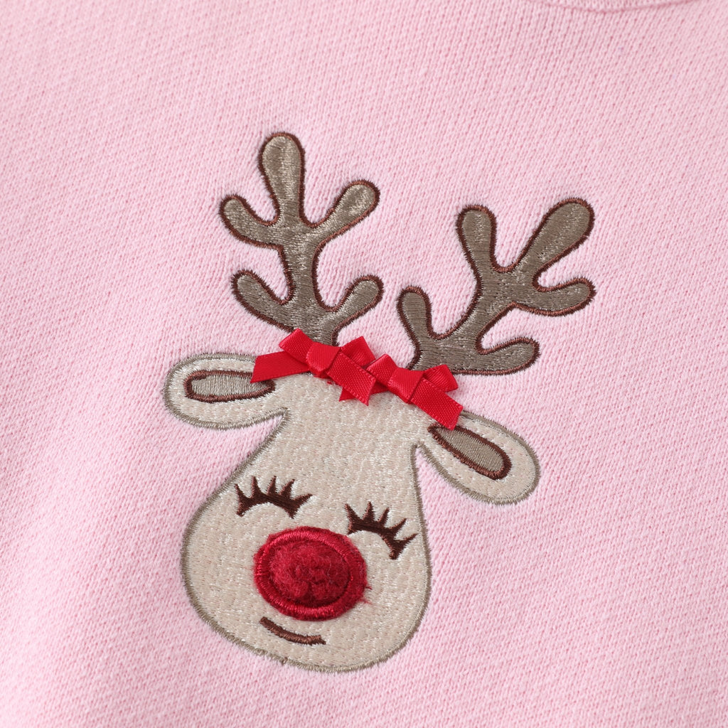 Pink Reindeer Sweater - Lil Cactus