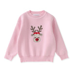 Pink Reindeer Sweater - Lil Cactus