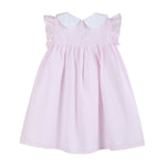 Pink Seersucker Easter Bunny Ruffle Dress - Lil Cactus