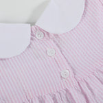 Pink Seersucker Easter Bunny Ruffle Dress - Lil Cactus