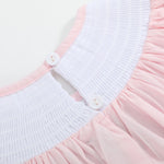 Pink Strawberry Vine Smocked Bishop Dress - Lil Cactus