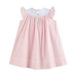 Pink Strawberry Vine Smocked Bishop Dress - Lil Cactus