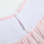 Pink Strawberry Vine Smocked Romper - Lil Cactus