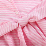 Pink Striped Big Sister Smocked Dress - Lil Cactus