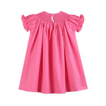 Pink & White Smocked Bishop Dress - Lil Cactus