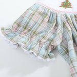 Pinkmas Plaid Christmas Smocked Bishop Dress - Lil Cactus