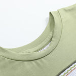Pistachio Green Mallard Duck Smocked Shirt and Shorts Set - Lil Cactus