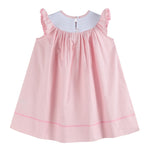 Pretty Pink Easter Bunny Smocked Bishop Dress - Lil Cactus