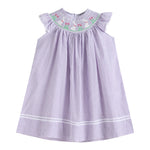 Purple Easter Bunny Bundle - Dress, Sweater and Hair Bow - Lil Cactus