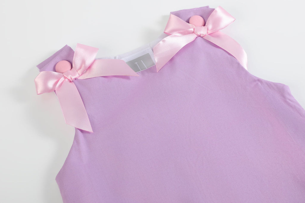 Purple Easter Bunny Garden Dress - Lil Cactus