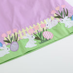 Purple Easter Bunny Garden Dress - Lil Cactus