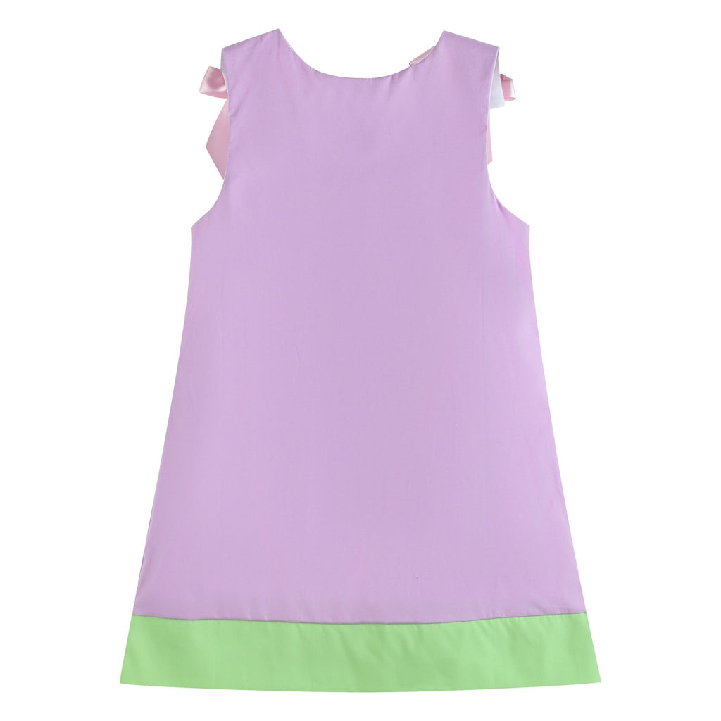 Purple Easter Bunny Garden Dress - Lil Cactus