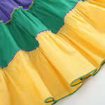 Purple, Green and Gold Mardi Gras Dress - Lil Cactus