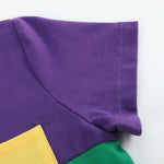 Purple, Green and Gold Mardi Gras Short and Shirt Set - Lil Cactus