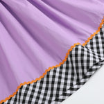 Purple Halloween Smocked Bishop Dress - Lil Cactus