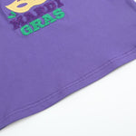 Purple Mardi Gras Applique Ruffle Shirt - Lil Cactus