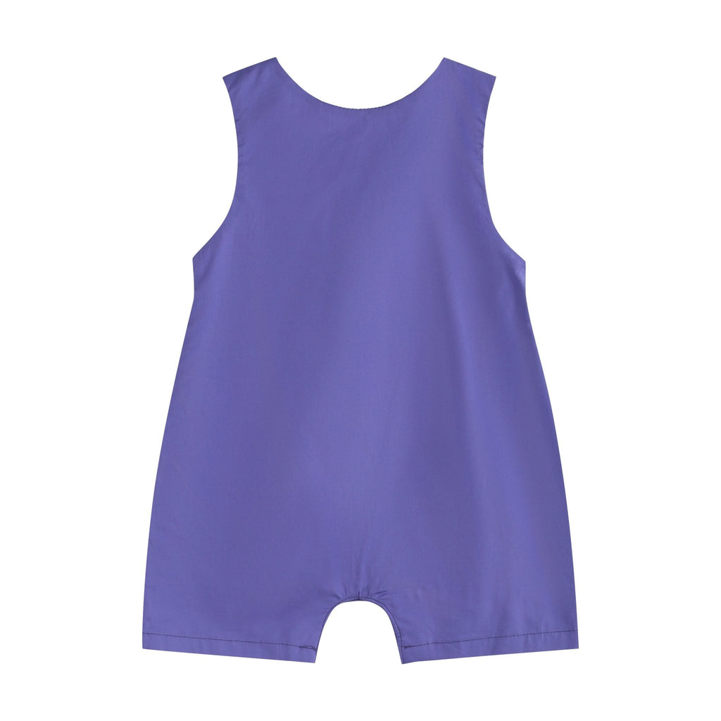 Purple Mardi Gras Smocked JonJons - Lil Cactus