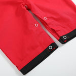 Red and Black Football Smocked Overalls - Lil Cactus