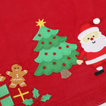 Red Corduroy Christmas Applique Bow Dress - Lil Cactus