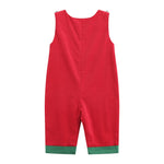 Red Corduroy Christmas Smocked Longall - Lil Cactus