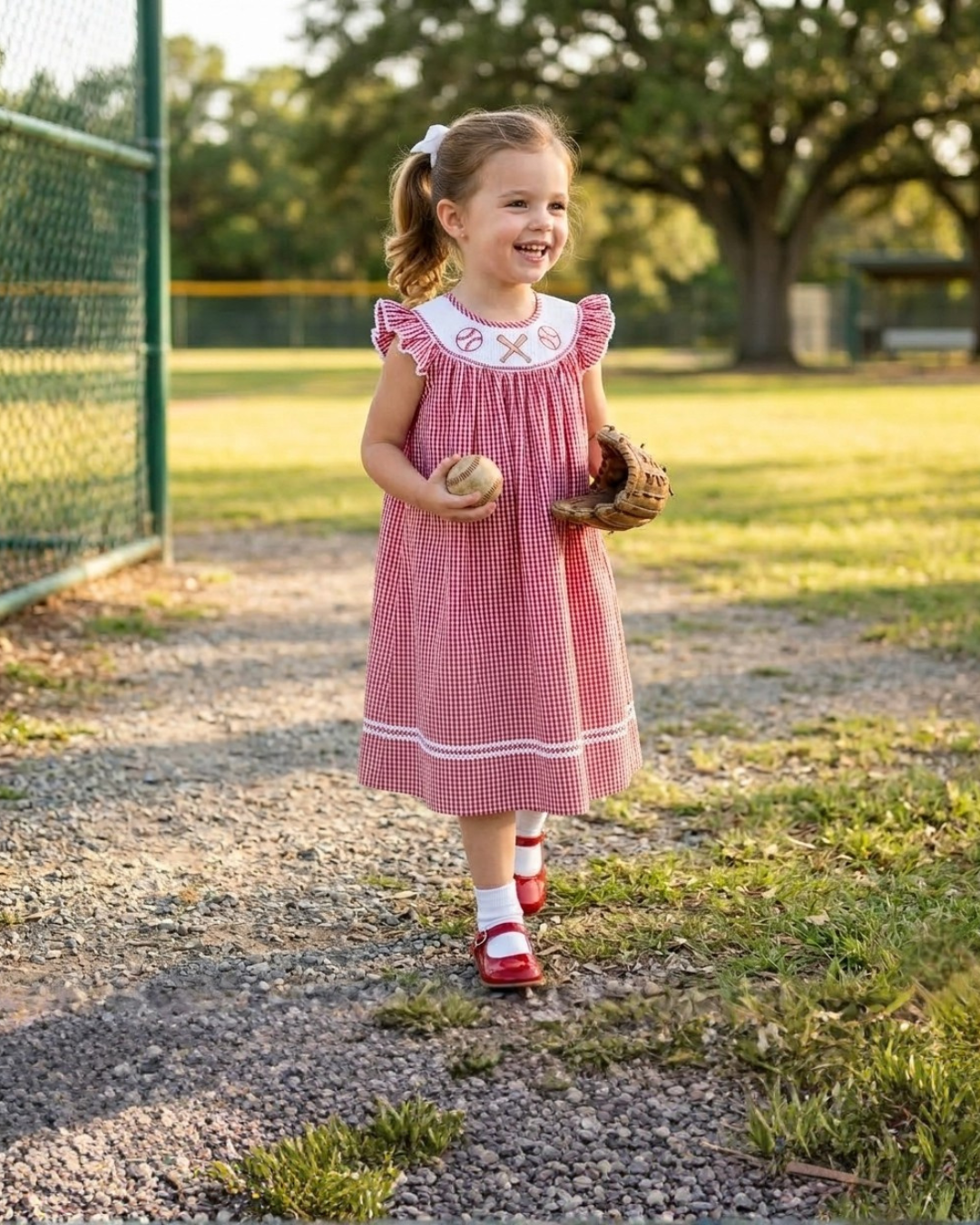 pink baseball dress A League of Their Own Inspired Baseball Dress:18 month Rockford Peaches Costume