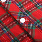 Red & Green Tartan Button - Up - Lil Cactus