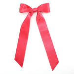 Red Long Tail Hair Bow Clip - Lil Cactus