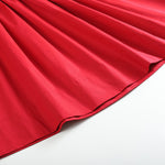 Red Poplin Santa Long Sleeve Smocked Bishop Dress - Lil Cactus