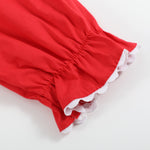 Red Ruffle Christmas Tree Dress - Lil Cactus