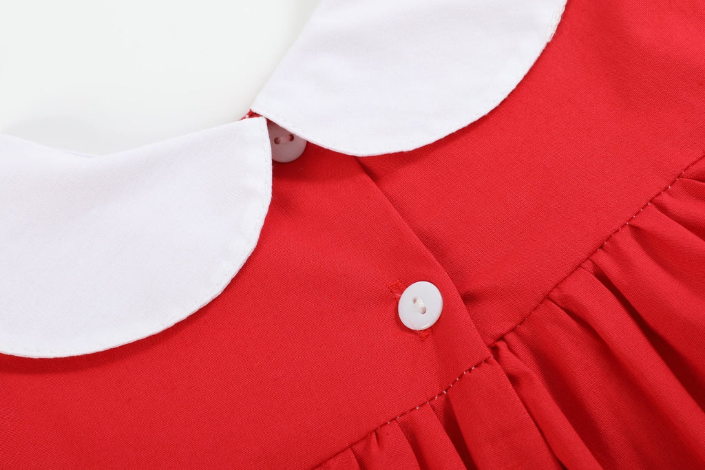 Red Ruffle Christmas Tree Dress - Lil Cactus