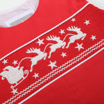 Red Santa Sleigh Overalls - Lil Cactus