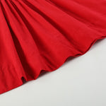 Red Velour Christmas Smocked Bishop Dress - Lil Cactus