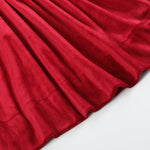 Red Velour Nativity Smocked Dress - Lil Cactus