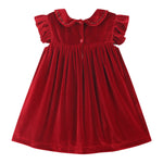 Red Velvet Holiday Dress - Lil Cactus