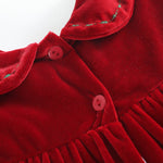 Red Velvet Holiday Dress - Lil Cactus