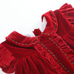 Red Velvet Holiday Dress - Lil Cactus