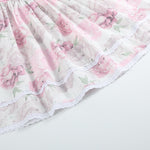 Rose Floral Print Bishop Dress - Lil Cactus