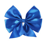 Royal Blue Satin Bow Hair Clip - Lil Cactus