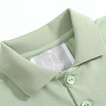 Sage Green Apple Polo Golf Shirt - Lil Cactus