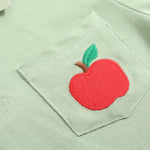 Sage Green Apple Polo Golf Shirt - Lil Cactus