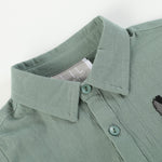 Sage Green Mallard Boys Dress Shirt - Lil Cactus