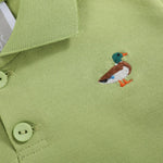Sage Green Mallard Polo Shirt - Lil Cactus