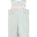 Sage Green Pumpkin Smocked Longalls - Lil Cactus