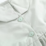Sage Green Puppy Dog Petal Smocked Romper - Lil Cactus