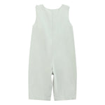 Sage Green Puppy Dog Smocked Longalls - Lil Cactus