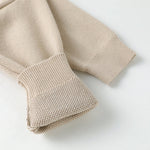 Sand Beige Football Sweater - Lil Cactus